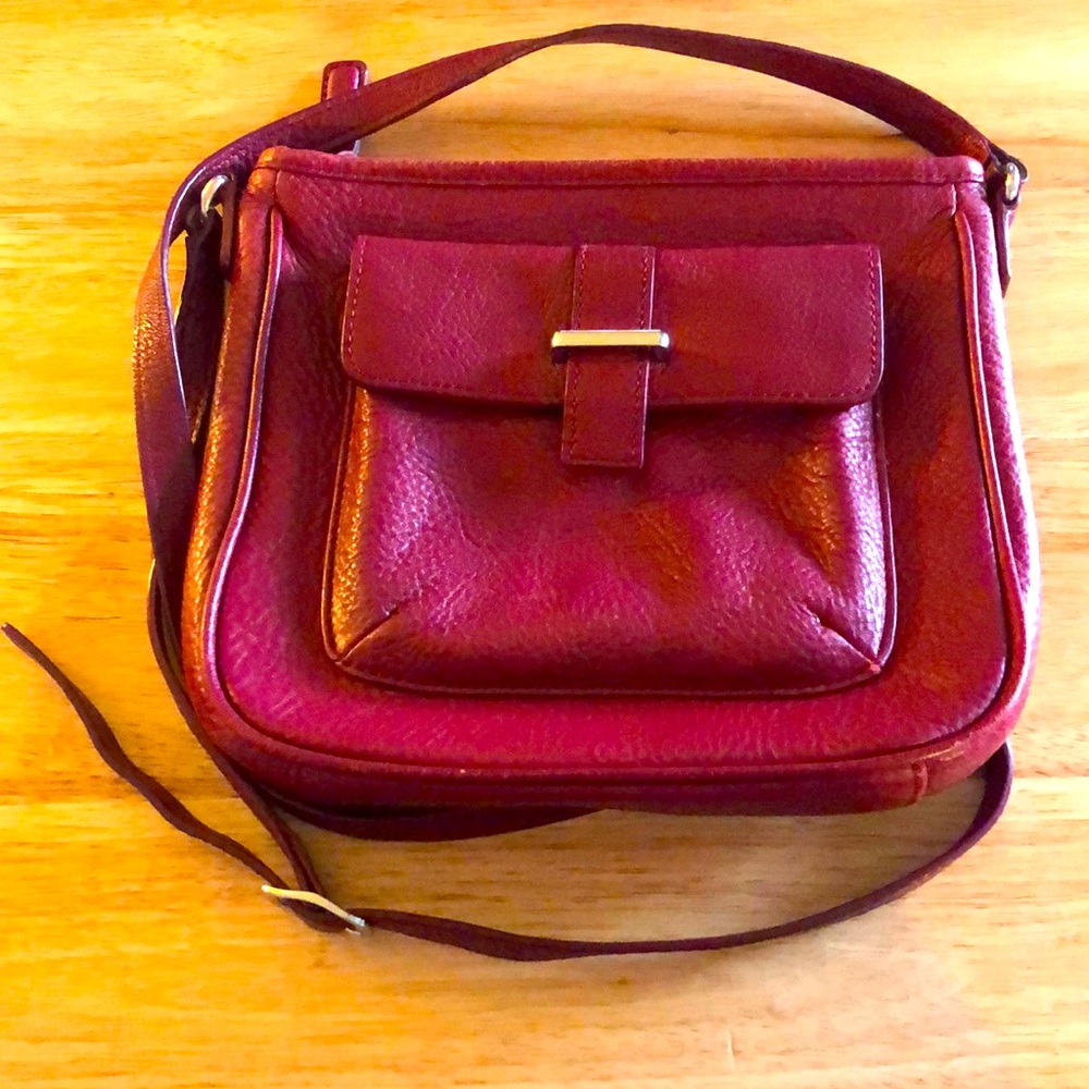 Talbots Brick Red Small Body Purse. Very nice and super clean!!! Lovely!